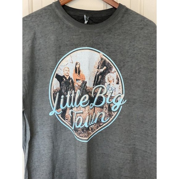 Little Big Town Gray T-Shirt Unisex XL Breaker World Tour 2017 Music Band - Picture 3 of 6